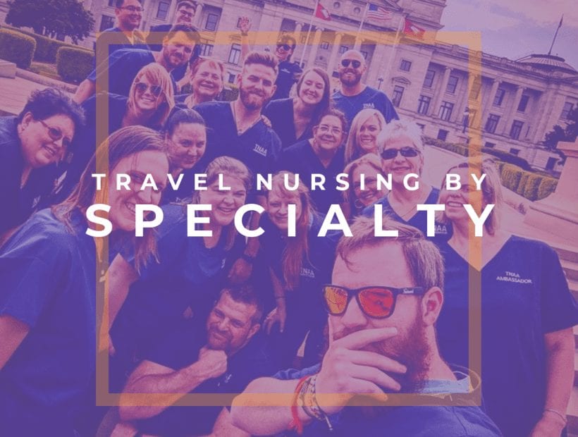 tnaa travel nurse specialties