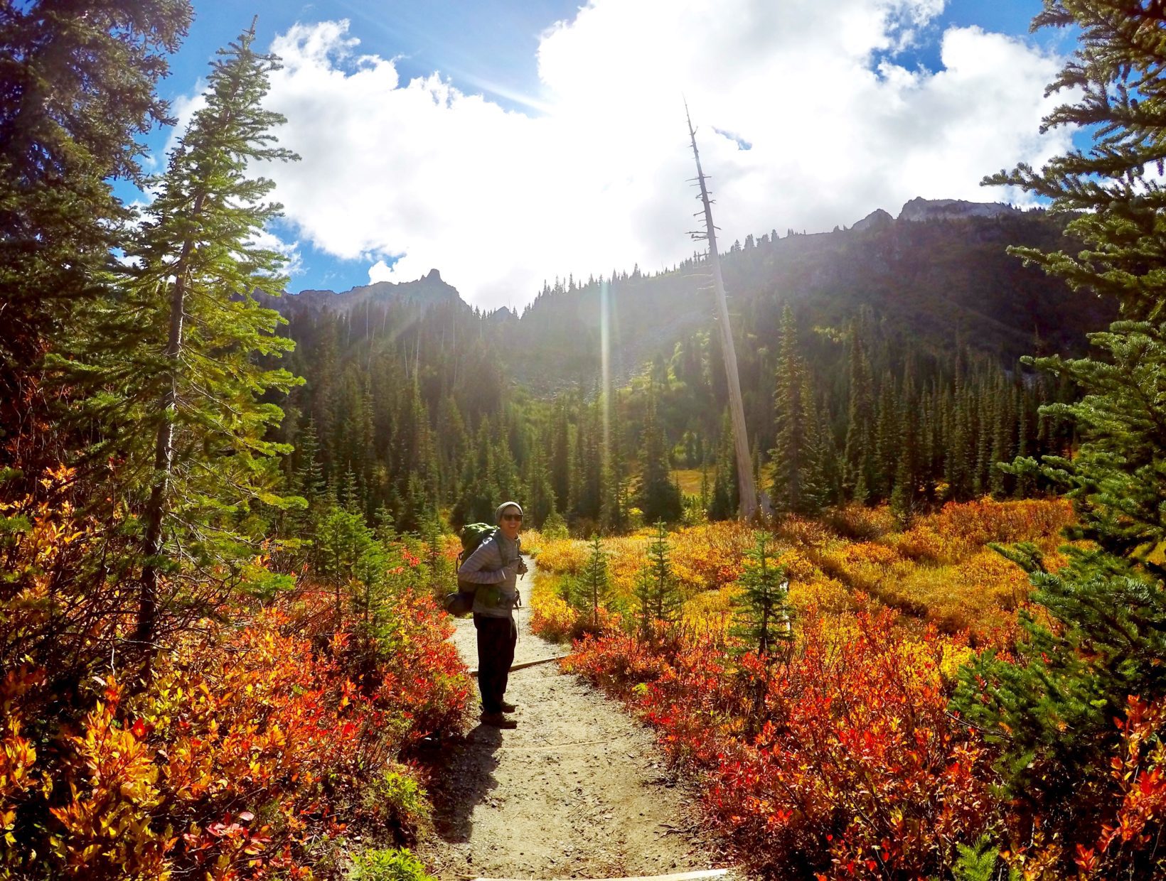 Kaitlyn TNAA traveler at Mt Rainier